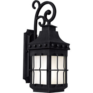 Nantucket EE 1 Light 23 inch Country Forge Outdoor Wall Mount 