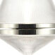 Hargreaves 1 Light 13.5 inch Polished Nickel Single Pendant Ceiling Light