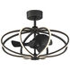 Solstice 21.75 inch Black Fandelight