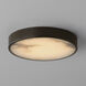 Slab LED 7.25 inch Dark Bronze Flush Mount Ceiling Light