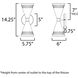 Helsinki 2 Light 5.75 inch Natural Aged Brass Wall Sconce Wall Light
