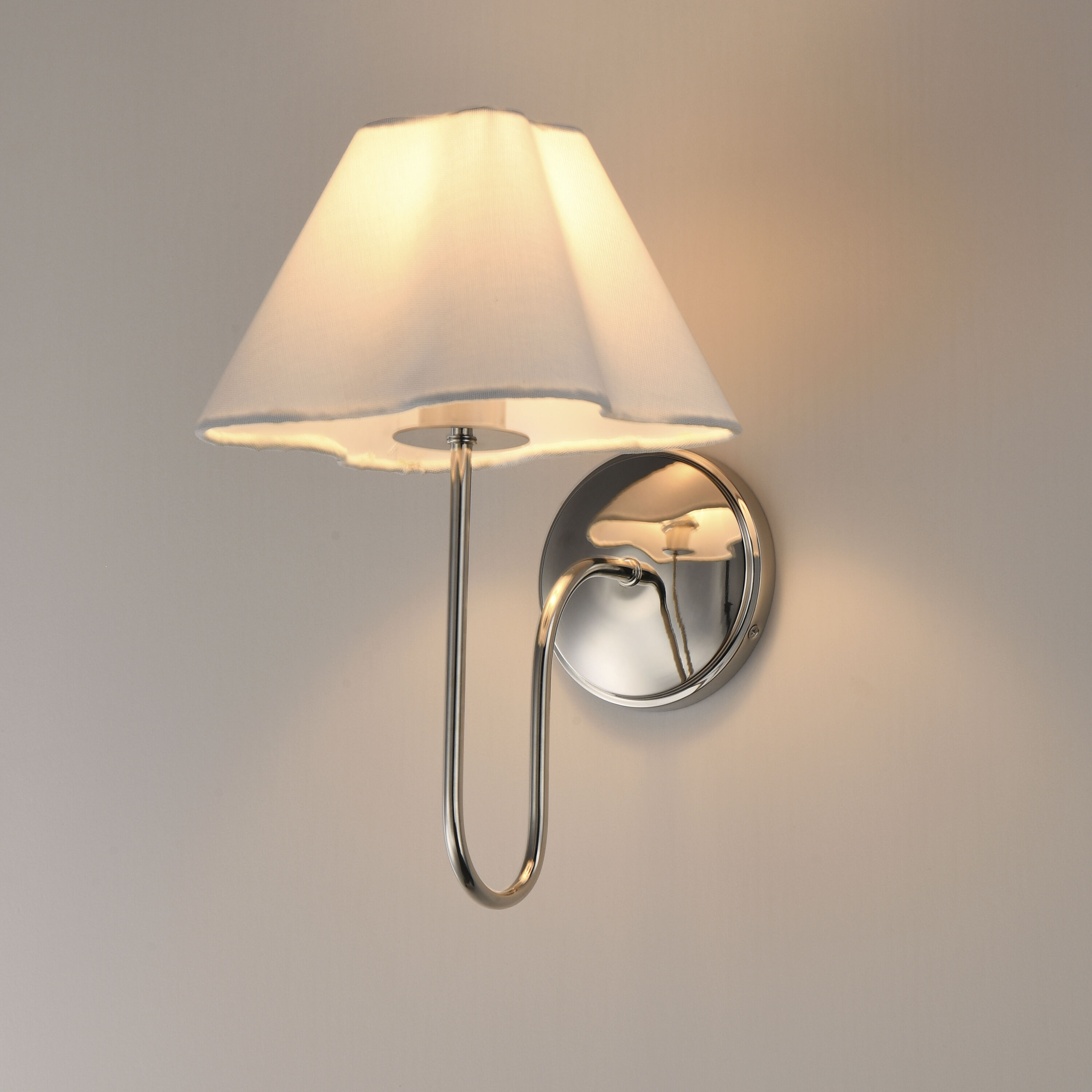 Saxon 1 Light 10.5 inch Polished Nickel Wall Sconce Wall Light
