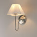 Saxon 1 Light 10.5 inch Polished Nickel Wall Sconce Wall Light