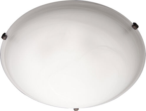 Malaga 4 Light 20 inch Oil Rubbed Bronze Flush Mount Ceiling Light in Marble