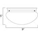 Essentials - 588x 2 Light 9 inch Satin Nickel Flush Mount Ceiling Light in Marble