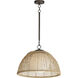 Cestino 1 Light 21 inch Antique Bronze Single Pendant Ceiling Light