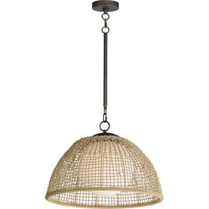 Cestino 1 Light 21 inch Antique Bronze Single Pendant Ceiling Light