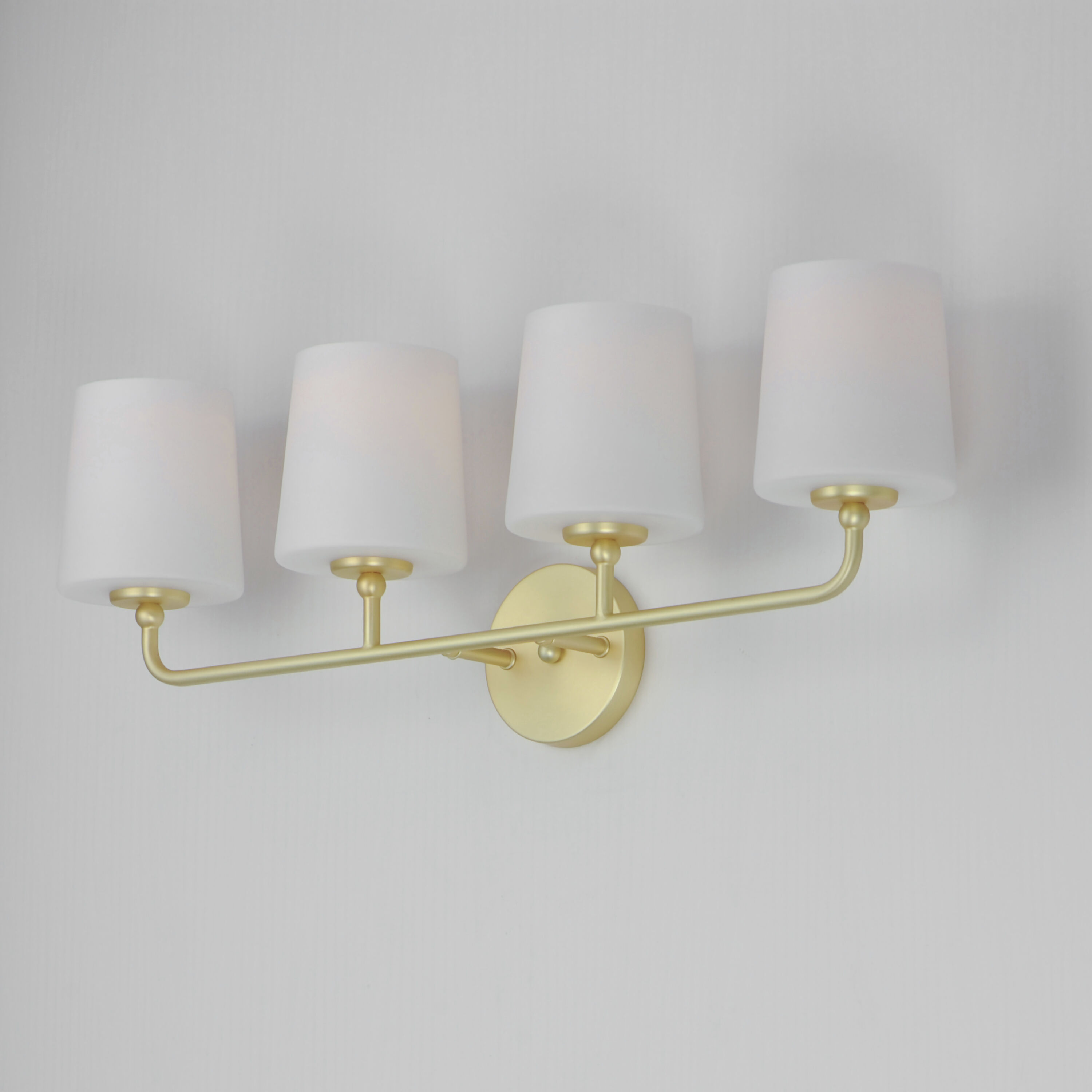 Bristol 4 Light 29 inch Satin Brass Bath Vanity Wall Light
