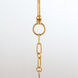 Plumette 6 Light 28 inch Gold Leaf Chandelier Ceiling Light