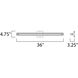 Director LED 36 inch Polished Chrome Bath Vanity Wall Light