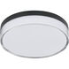 Edge LED 7 inch Black Flush Mount Ceiling Light