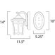 Balboa VX LED 14 inch Copper Oxide Outdoor Wall Mount