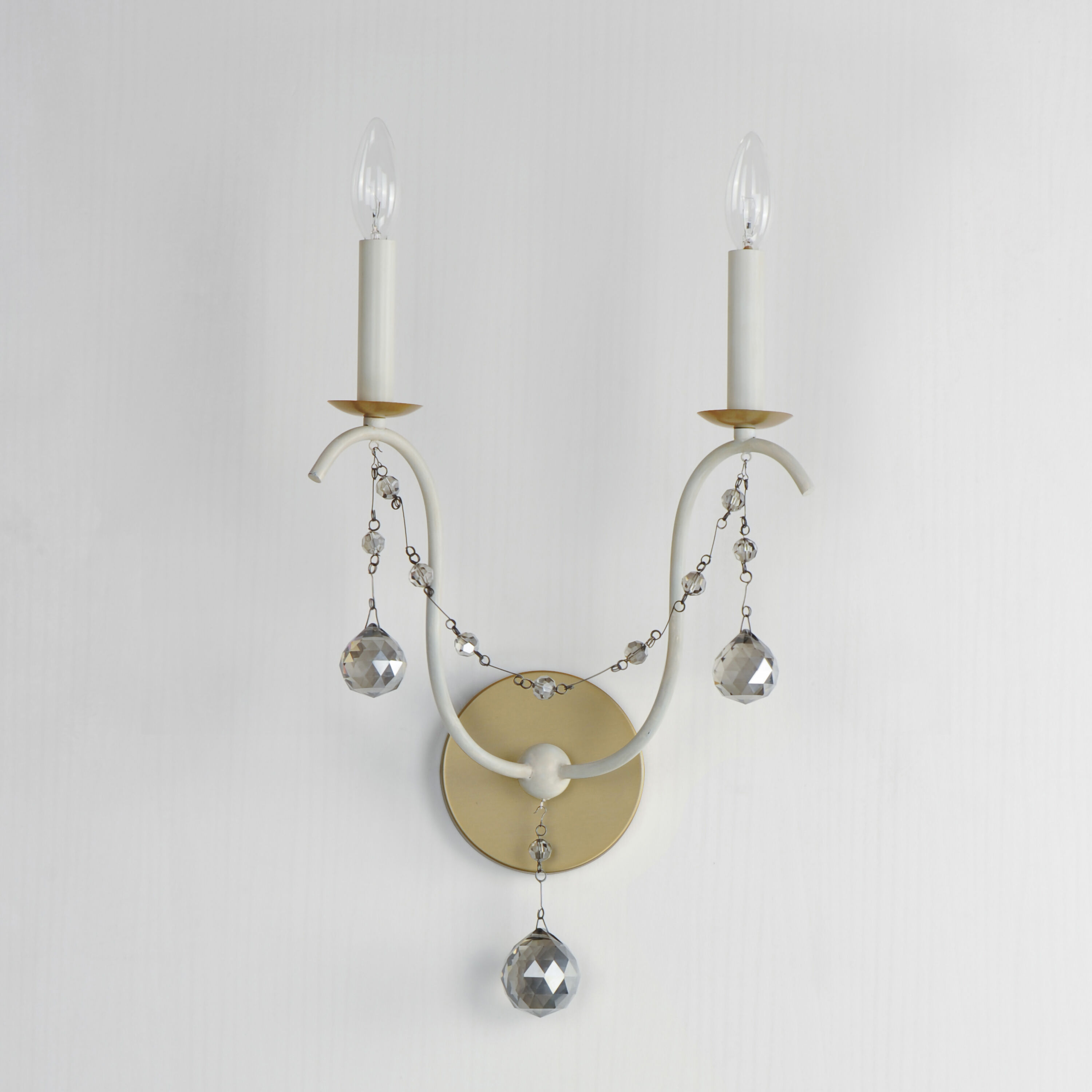 Formosa 2 Light 12 inch Ecru and Venetian Gold Wall Sconce Wall Light