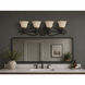 Manor 4 Light 37 inch Oil Rubbed Bronze Bath Vanity Wall Light