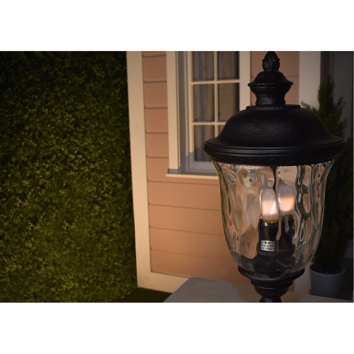 Black outdoor carriage lights best sale