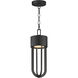 Quayside VX LED 5.5 inch Black Outdoor Pendant