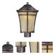 Balboa VX 1 Light 15.5 inch Copper Oxide Outdoor Pole/Post Mount