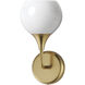 Neve 1 Light 6 inch Natural Aged Brass Wall Sconce Wall Light