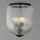 Dune 4 Light 15.75 inch Black Semi-Flush Mount Ceiling Light