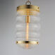 Newport 1 Light 9 inch Satin Brass Single Pendant Ceiling Light