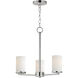 Lateral 3 Light 18.00 inch Chandelier