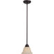 Manor 1 Light 7 inch Oil Rubbed Bronze Mini Pendant Ceiling Light