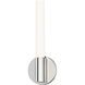 Tubi LED 14.25 inch Satin Nickel Bath Vanity Wall Light
