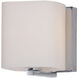 Wrap 1 Light 5.5 inch Polished Chrome Bath Vanity Wall Light