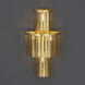 Regalia 4 Light 12 inch Gold Leaf Wall Sconce Wall Light