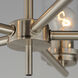 Corona 5 Light 22 inch Satin Nickel Single-Tier Chandelier Ceiling Light in Clear