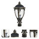 Camden VX 3 Light 23 inch Golden Bronze Outdoor Pole/Post Mount