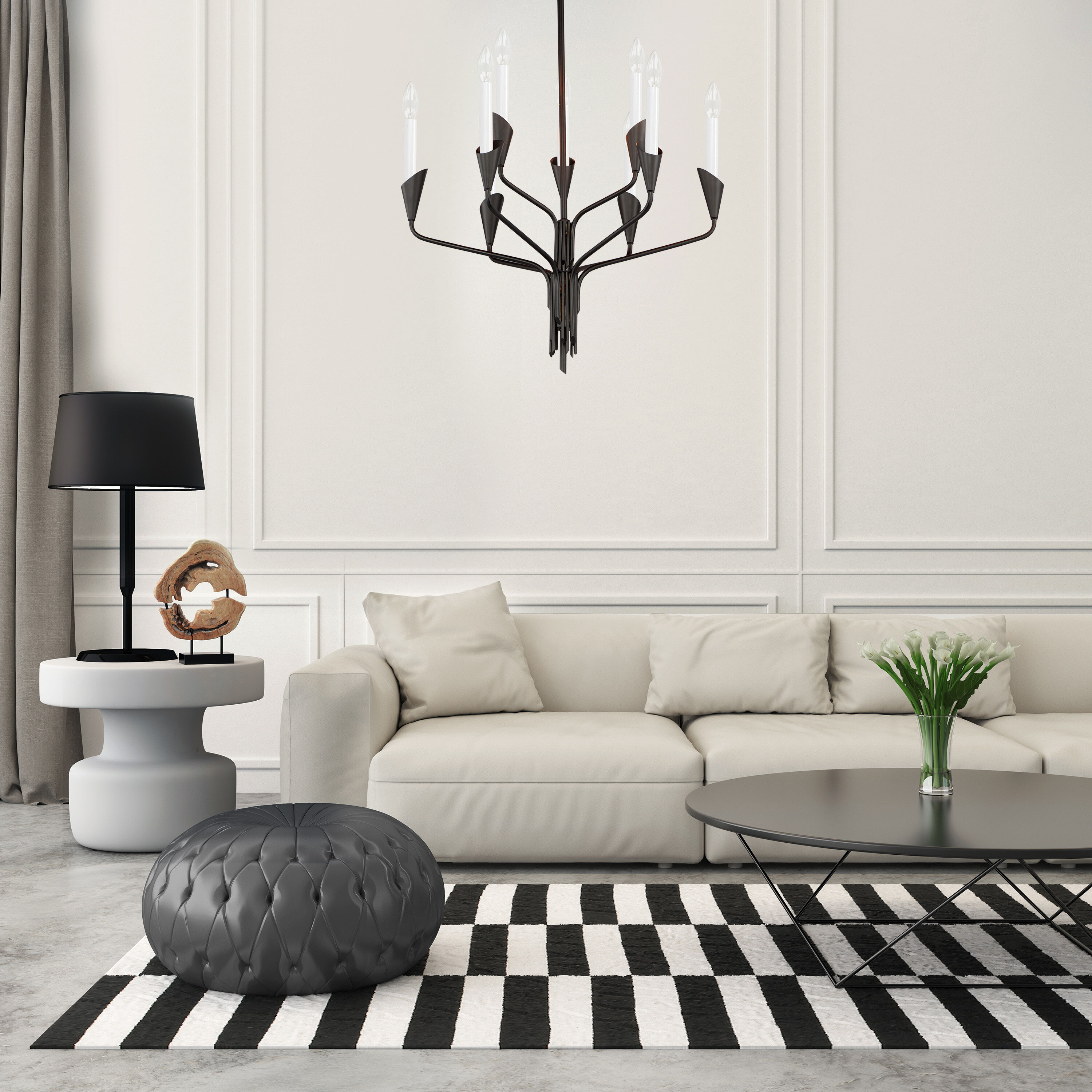25 inch chandelier cheap