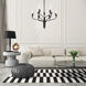 Calyx 9 Light 25 inch Black Chandelier Ceiling Light