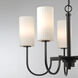 Town and Country 8 Light 34 inch Black Single-Tier Chandelier Ceiling Light