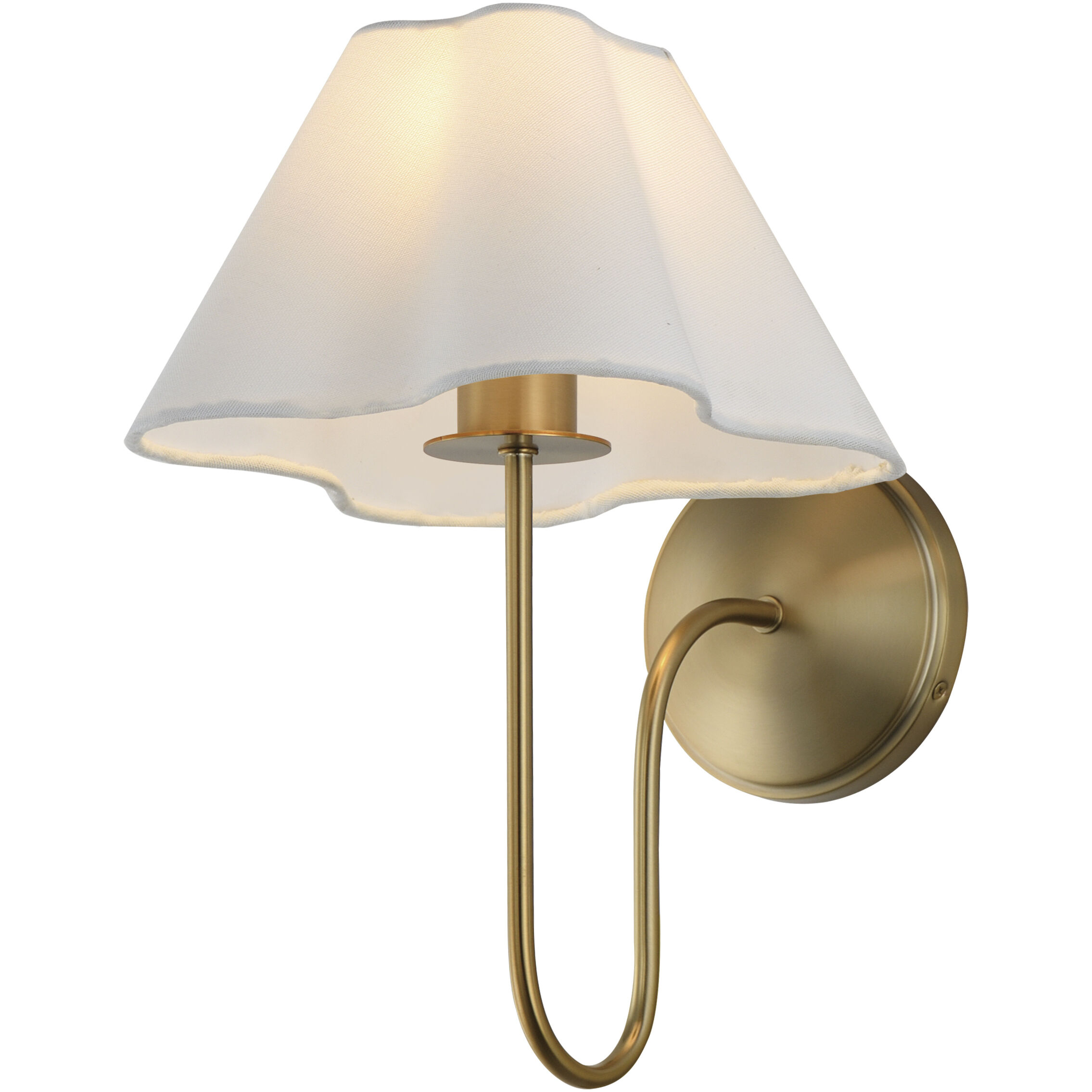 Saxon 1 Light 10.5 inch Natural Aged Brass Wall Sconce Wall Light