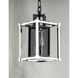Refine 1 Light 7.25 inch Black and Polished Nickel Single Pendant Ceiling Light