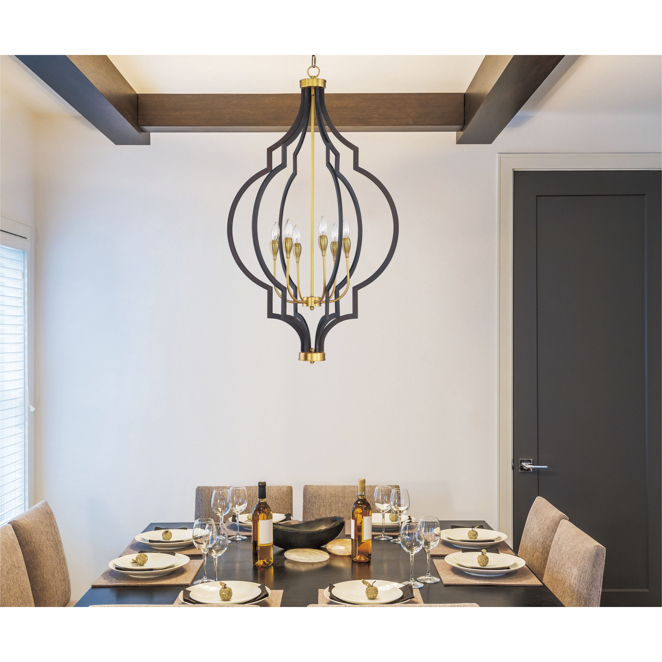 Bronze brass chandelier discount