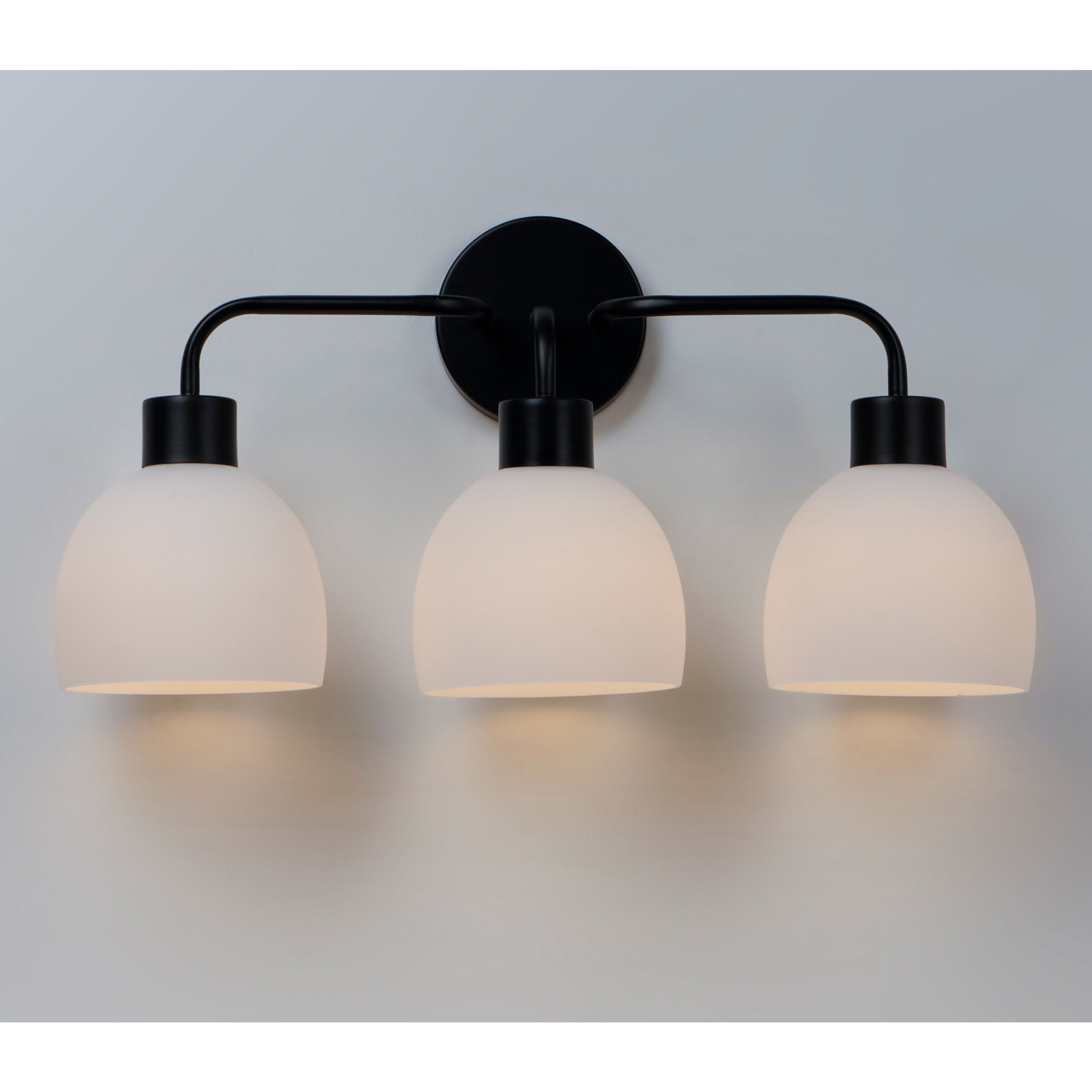 Coraline 3 Light 23 inch Black Bath Vanity Wall Light 