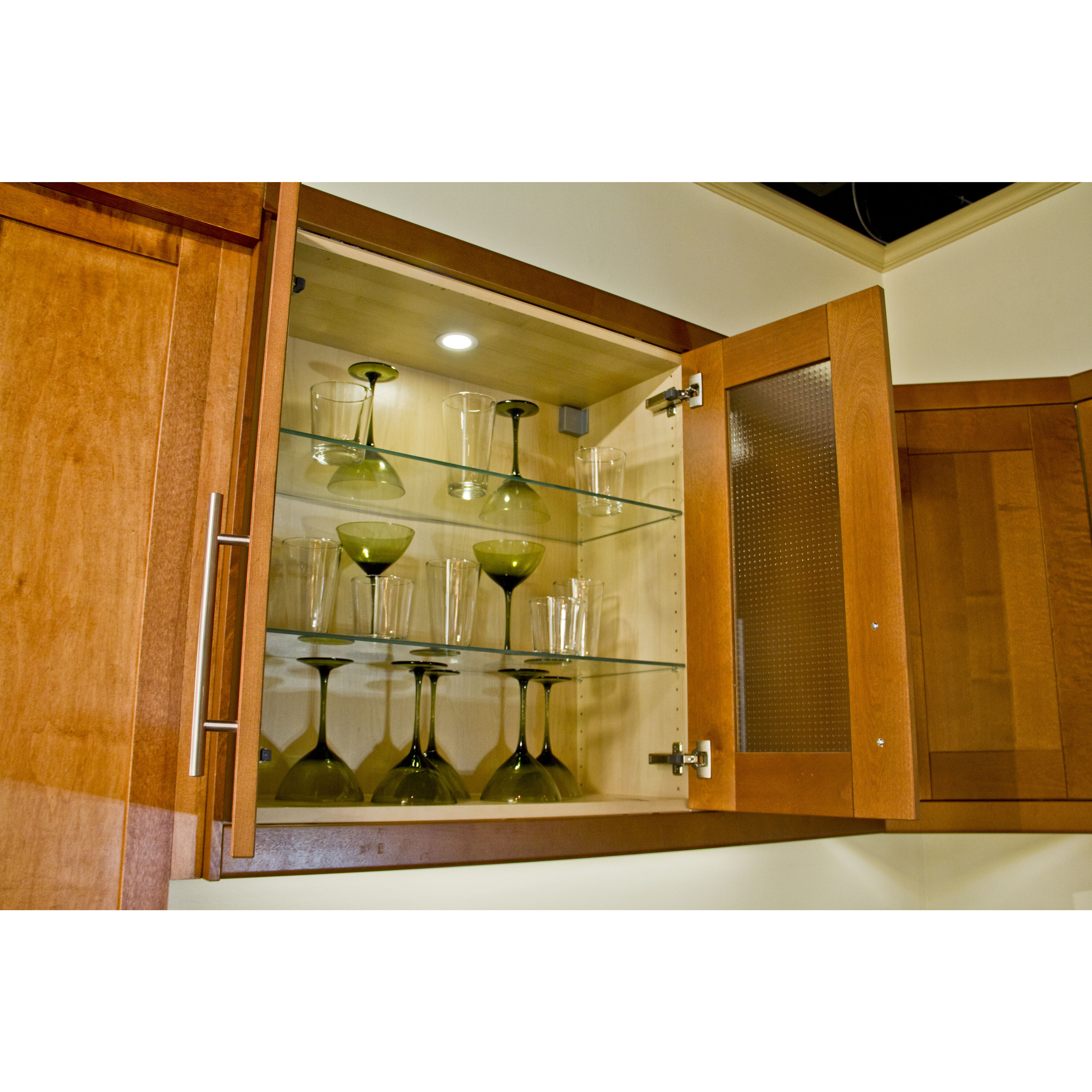 CounterMax MX-LD-D 24 LED 3 inch Brushed Aluminum Under Cabinet Disc