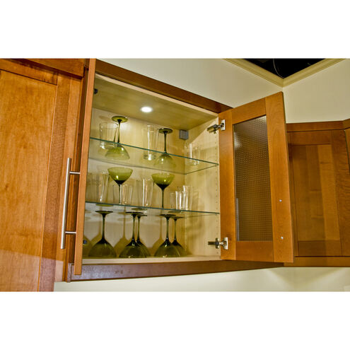 CounterMax MX-LD-D 24 LED 3 inch Brushed Aluminum Under Cabinet Disc