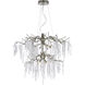 Willow 12 Light 35 inch Silver Gold Multi-Tier Chandelier Ceiling Light
