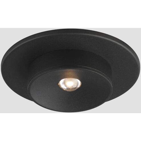 Caldera LED 5.25 inch Black Semi-Flush Mount Ceiling Light