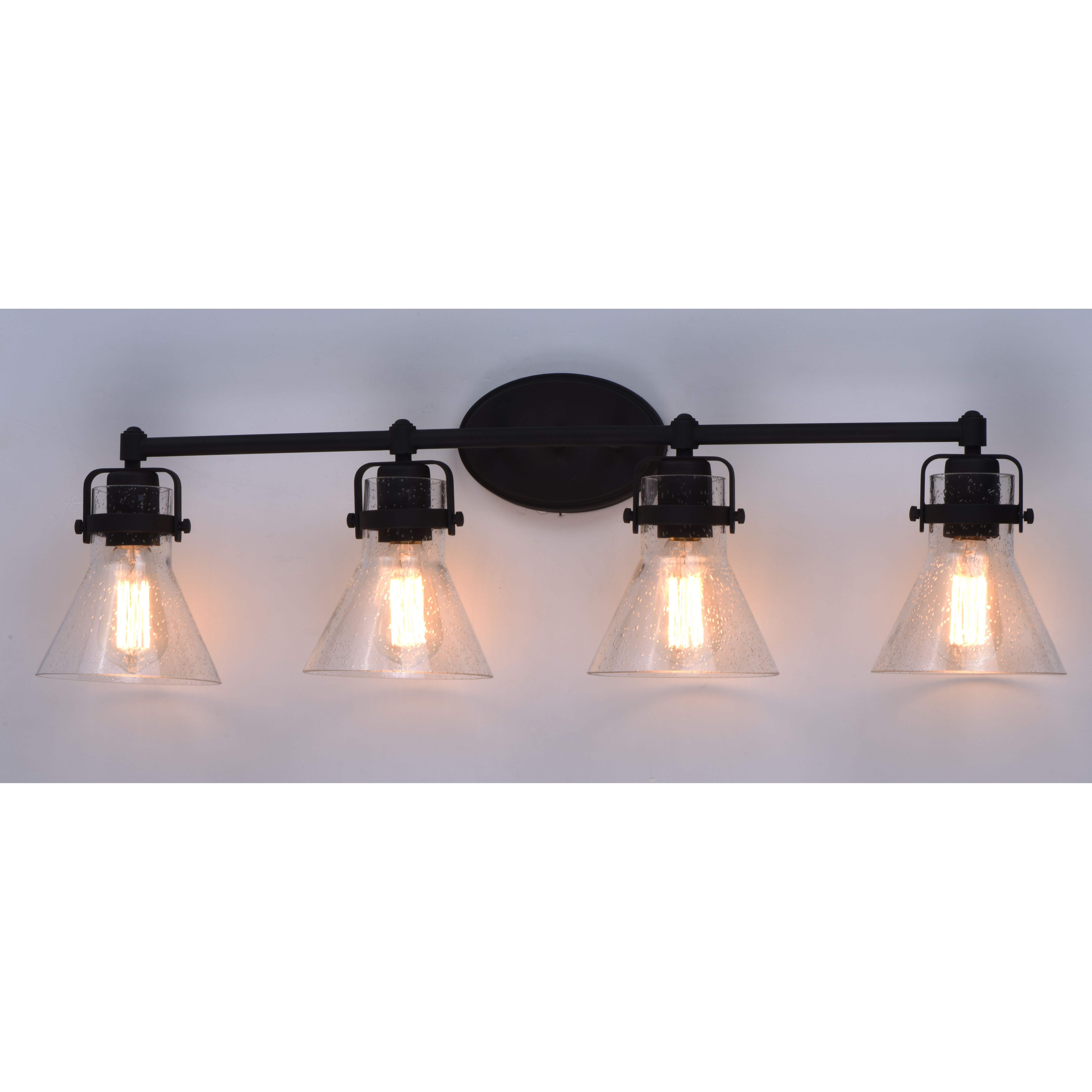 Seafarer 4 Light 33 inch Oil Rubbed Bronze Bath Vanity Wall Light in Without Bulb