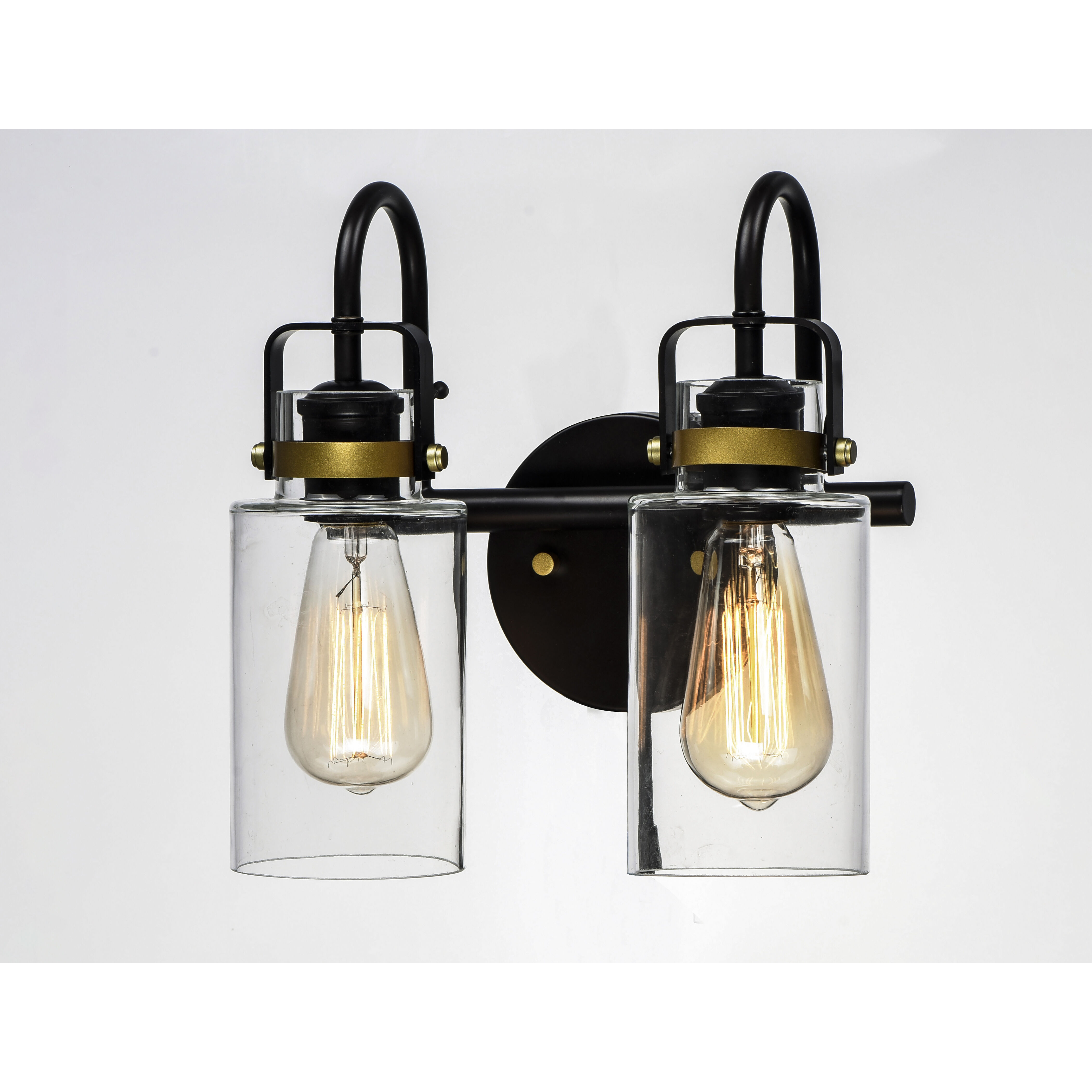 Magnolia 2 Light 11 inch Bronze/Gold Bath Vanity Wall Light