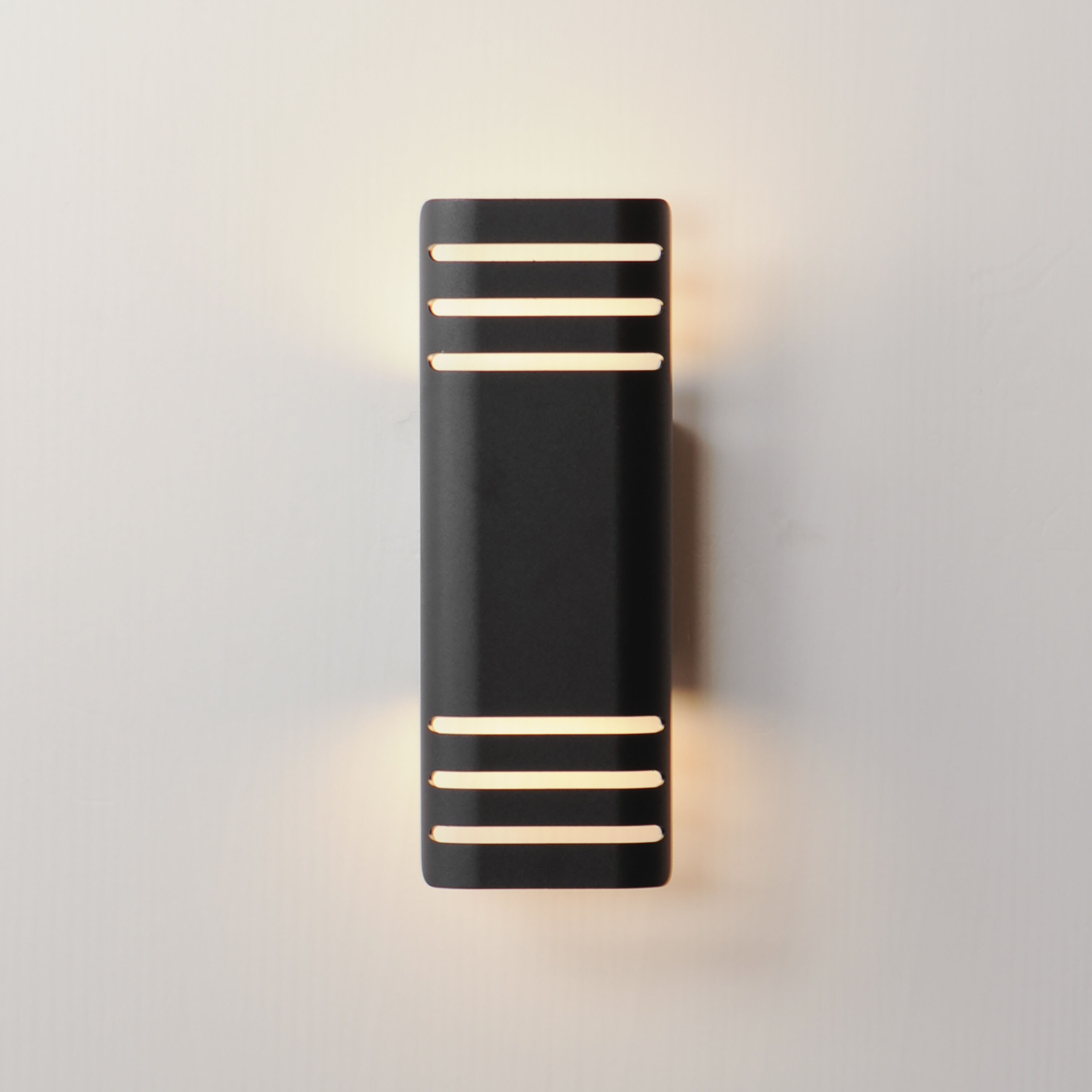 Lightray LED LED 13.25 inch Black Outdoor Wall Mount, Small