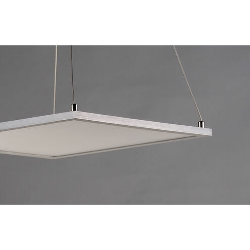 Wafer LED LED 15 inch Satin Nickel Single Pendant Ceiling Light