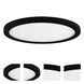 Wafer LED 9 inch Black Flush Mount Ceiling Light