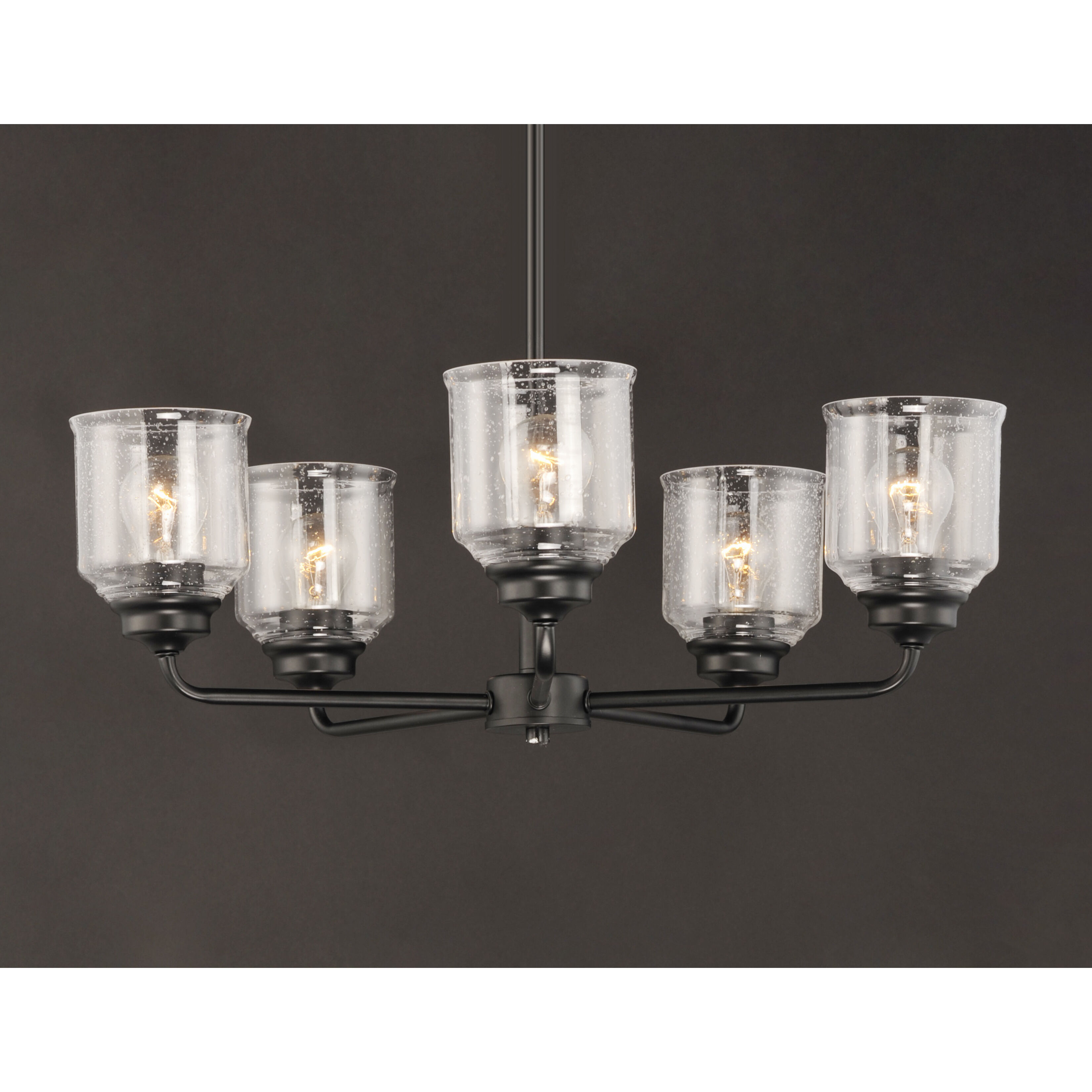 Acadia 5 Light 26 inch Black Chandelier Ceiling Light