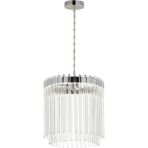Jolie LED 11 inch Polished Nickel Single Pendant Ceiling Light