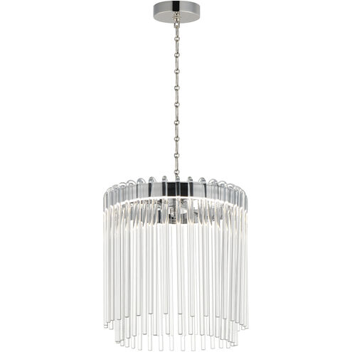 Jolie LED 11 inch Polished Nickel Single Pendant Ceiling Light